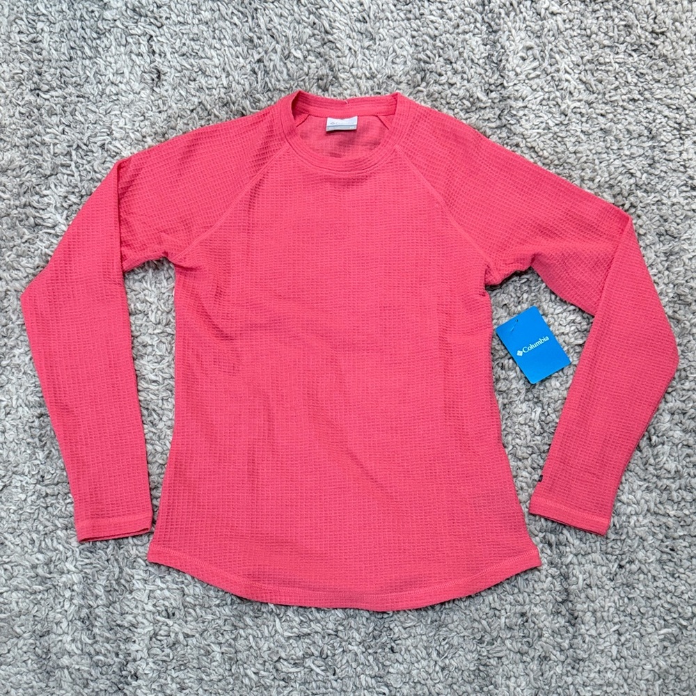 NWT Columbia Women's Vibrant Pink Long Sleeve Tee shirt